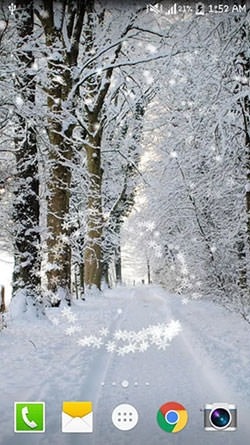 Winter Snow Android Wallpaper Image 2