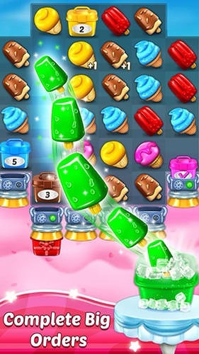 Ice Cream Paradise: Match 3 Android Game Image 2