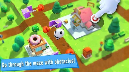 Baby Panda&#039;s Puzzle Town: Healthy Eating Android Game Image 2