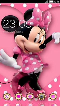 Minnie Mouse CLauncher Android Theme Image 1