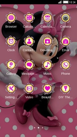 Minnie Mouse CLauncher Android Theme Image 2