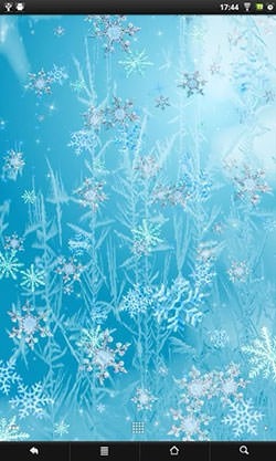 Snowflakes Android Wallpaper Image 1