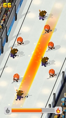 Blocky Hockey: Ice Runner Android Game Image 2