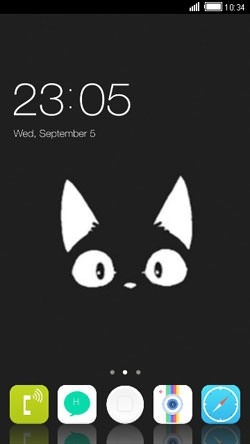 Cat CLauncher Android Theme Image 1