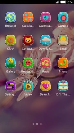 Flowers CLauncher Android Theme Image 2
