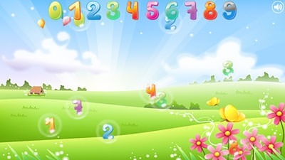 Number Bubbles For Kids Android Wallpaper Image 2