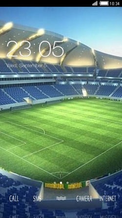 Football Ground CLauncher Android Theme Image 1