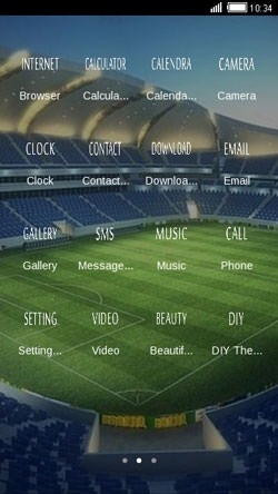Football Ground CLauncher Android Theme Image 2