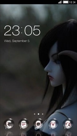 Alone CLauncher Android Theme Image 1