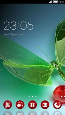 Dragon Fly CLauncher Android Theme Image 1