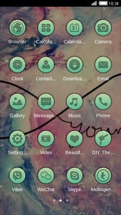 Forever Young CLauncher Android Theme Image 2