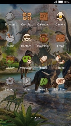 Stone Age CLauncher Android Theme Image 2