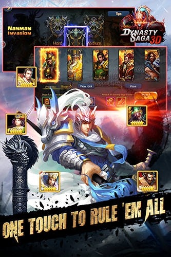 Dynasty Saga 3D: Three Kingdoms Android Game Image 1