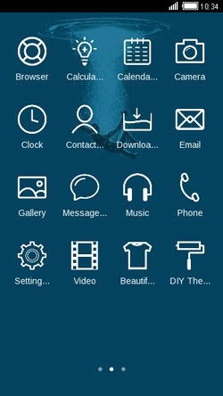 Deep Sea CLauncher Android Theme Image 2