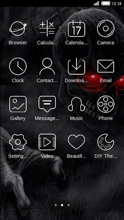 Nightmare CLauncher Android Theme Image 2