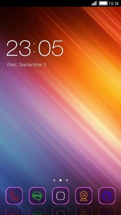 Abstract Design CLauncher Android Theme Image 1