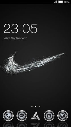 Nike CLauncher Android Theme Image 1