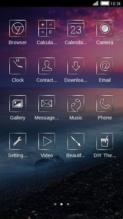 Seashore CLauncher Android Theme Image 2