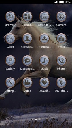 Horse CLauncher Android Theme Image 2