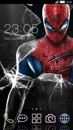 Spidey CLauncher Android Theme Image 1