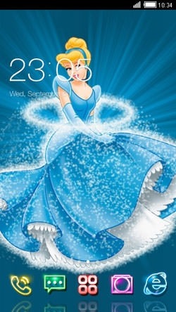 Snow White CLauncher Android Theme Image 1