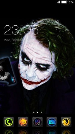 Angry Joker CLauncher Android Theme Image 1
