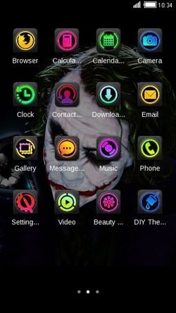 Angry Joker CLauncher Android Theme Image 2