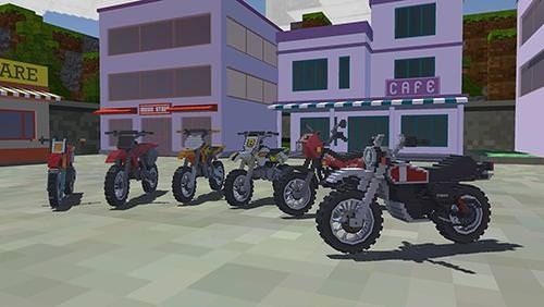 Blocky Moto Bike Sim 2017 Android Game Image 1