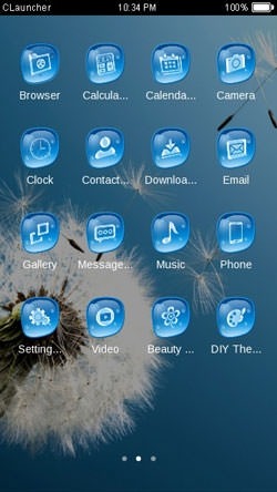 Dendoline CLauncher Android Theme Image 2