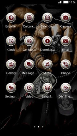 Morte CLauncher Android Theme Image 2