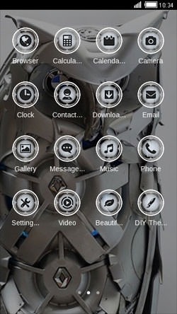 Robo Owl CLauncher Android Theme Image 2