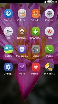 Water Lily CLauncher Android Theme Image 2
