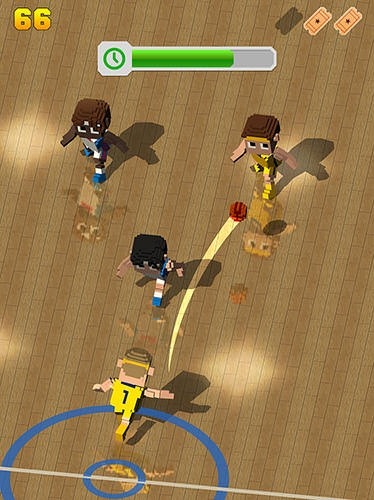 Blocky Basketball Android Game Image 1