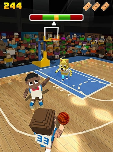 Blocky Basketball Android Game Image 2