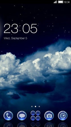 Clouds CLauncher Android Theme Image 1