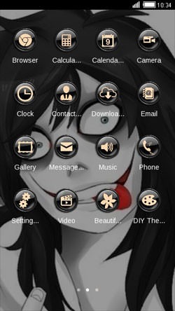 Psycho CLauncher Android Theme Image 2