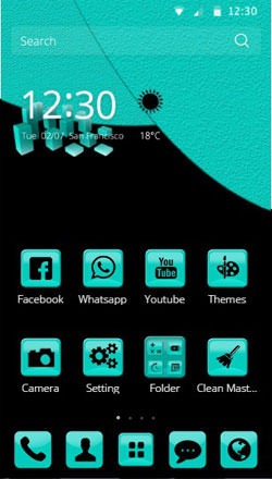 Robin&#039;s EB CLauncher Android Theme Image 1