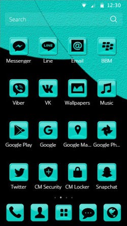 Robin&#039;s EB CLauncher Android Theme Image 2