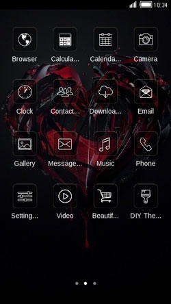 My Love CLauncher Android Theme Image 2