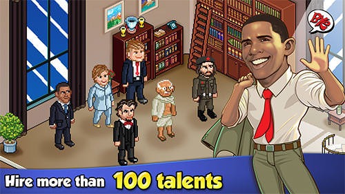 Tower Sim: Celebrities City. Trump And Hillary Android Game Image 2