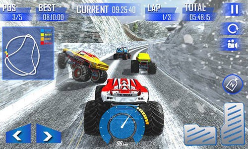 Snow Racing: Monster Truck 17. Snow Truck: Rally Racing 3D Android Game Image 2