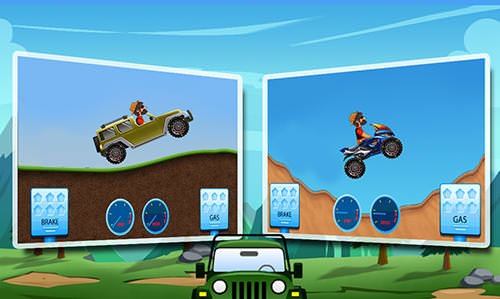 Mountain Climb Racing Android Game Image 1