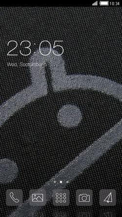 Android In Black CLauncher Android Theme Image 1