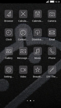 Android In Black CLauncher Android Theme Image 2