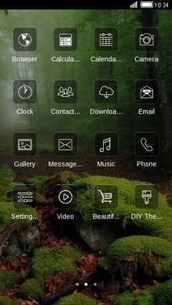 Green Forest CLauncher Android Theme Image 2