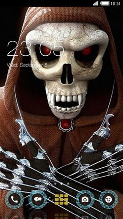Grim CLauncher Android Theme Image 1