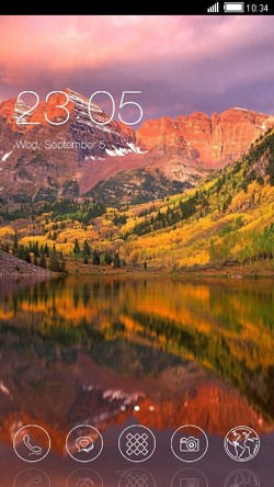 Lake CLauncher Android Theme Image 1