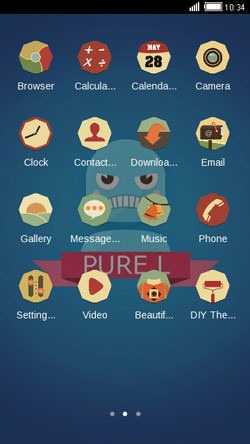 Pure L CLauncher Android Theme Image 2