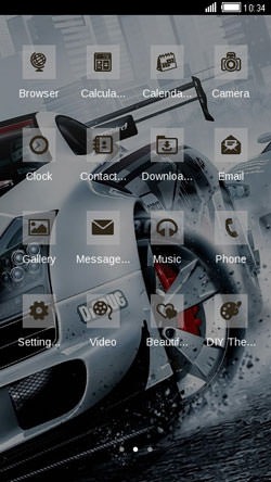 Sports Car CLauncher Android Theme Image 2