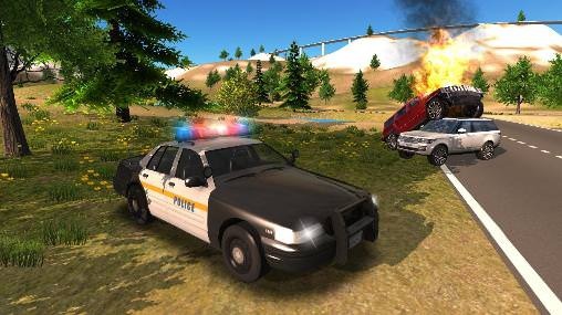 Police Car Driving Offroad Android Game Image 1